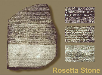 Ancient Egyptian Hieroglyphics - The Rosetta Stone
